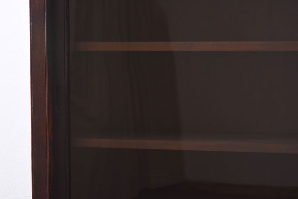 アンティーク家具　和製アンティーク　大正ロマンな色気が香る重ね収納棚(飾り棚)