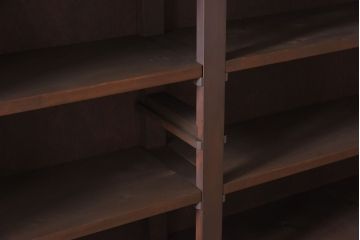 アンティーク家具　和製アンティーク　大正ロマンな色気が香る重ね収納棚(飾り棚)