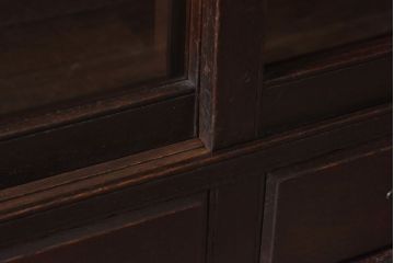 アンティーク家具　和製アンティーク　大正ロマンな色気が香る重ね収納棚(飾り棚)