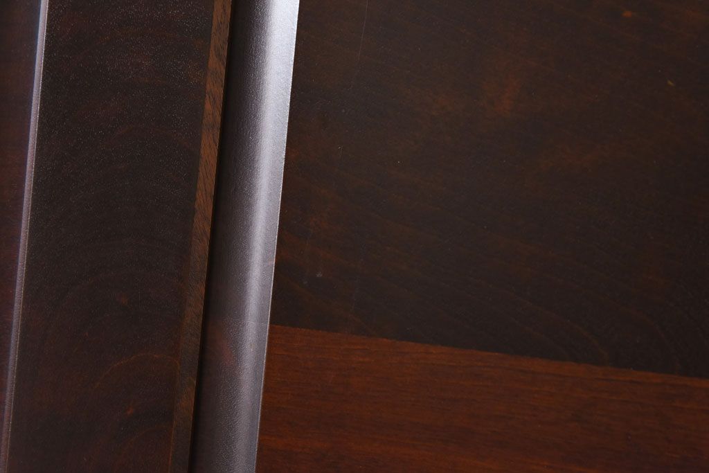 ビンテージ　北海道民芸家具　絶版品!風格漂う両袖ライティングビューロー(デスク、在宅ワーク、在宅用両袖机)