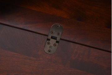 ビンテージ　北海道民芸家具　絶版品!風格漂う両袖ライティングビューロー(デスク、在宅ワーク、在宅用両袖机)