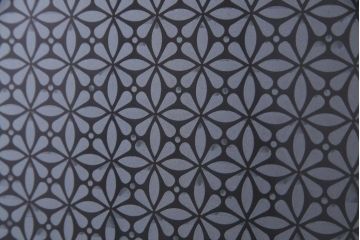 ペイント家具　当店オリジナルガラス入り　爽やかなカラーが魅力のガラス戸2枚セット(引き戸、建具)