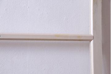 ペイント家具　当店オリジナルガラス入り　市松模様のガラスが目を惹く和モダンなガラス戸1枚(建具、引き戸)