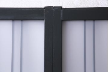 ペイント建具　すりガラス・モールガラス入り　シックな雰囲気がお洒落なガラス戸2枚セット(建具、引き戸)