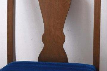 アンティーク家具　イギリスアンティーク　バーチ材　凛とした佇まいが素敵なチェア(ダイニングチェア)(4)