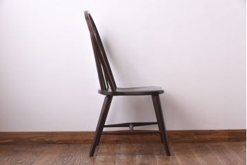 中古　松本民芸家具　#72 ビンテージリーチ型チェア(ダイニングチェア、椅子)(1)