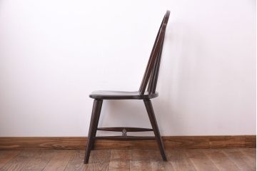 中古　松本民芸家具　#72 ビンテージリーチ型チェア(ダイニングチェア、椅子)(1)