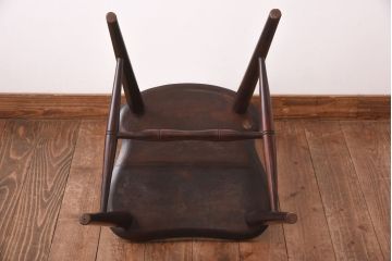 中古　松本民芸家具　#72 ビンテージリーチ型チェア(ダイニングチェア、椅子)(1)