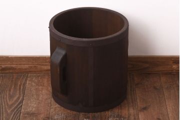 アンティーク雑貨　和製アンティーク　取っ手付きの形が魅力的な一斗升(一斗枡、マス)(2)
