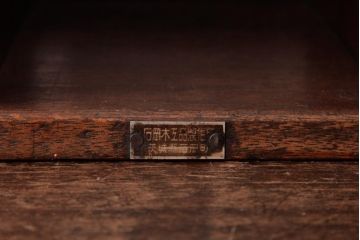 アンティーク雑貨　昭和レトロ　シンプルなブックスタンド(本立て)