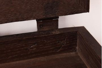 アンティーク雑貨　和製アンティーク　明治期　栗材　素朴な和の味わい漂う硯箱(小引き出し)