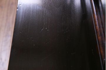 中古　松本民芸家具　レアもの!大きめの取っ手が印象的なF型食器棚(カップボード、飾り棚、収納棚)(定価約100万円)