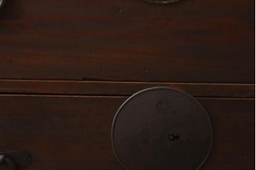 アンティーク家具　和製アンティーク　すっきりとしたデザインの箪笥ローボード(ローチェスト)