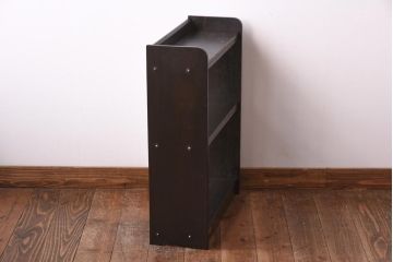 アンティーク家具　昭和期　栓材　落ち着いた雰囲気を醸し出すブックシェルフ(本棚、オープンラック)
