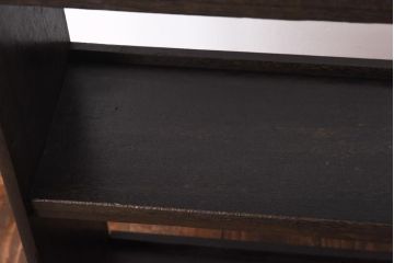 アンティーク家具　昭和期　栓材　落ち着いた雰囲気を醸し出すブックシェルフ(本棚、オープンラック)