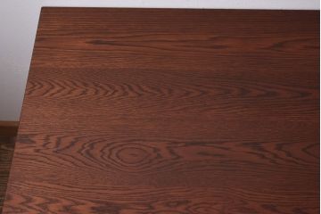 ラフジュ工房オリジナル 格納スツール付き　アンティークペイントが魅力の8人掛けテーブル(ダイニングテーブル、作業台)