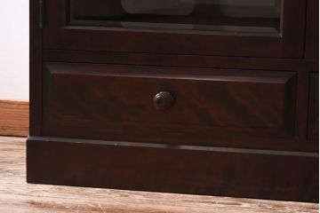 中古　北海道民芸家具　品の良い佇まいが魅力のオーディオキャビネット(サイドボード、リビングボード)