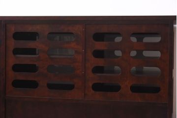 中古　北海道民芸家具　品の良い佇まいが魅力のオーディオキャビネット(サイドボード、リビングボード)