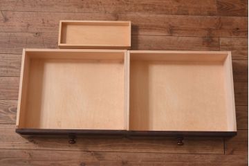 中古　北海道民芸家具　品の良い佇まいが魅力のオーディオキャビネット(サイドボード、リビングボード)