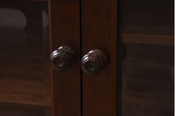 中古　北海道民芸家具　品の良い佇まいが魅力のオーディオキャビネット(サイドボード、リビングボード)