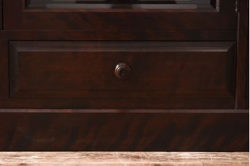 中古　北海道民芸家具　品の良い佇まいが魅力のオーディオキャビネット(サイドボード、リビングボード)