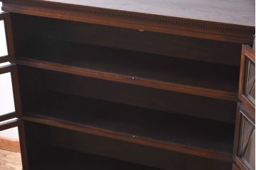 アンティーク家具　イギリスアンティーク　SINPOLES社　3段　オーク材製のシックなスタッキングブックケース(飾り棚、本箱)