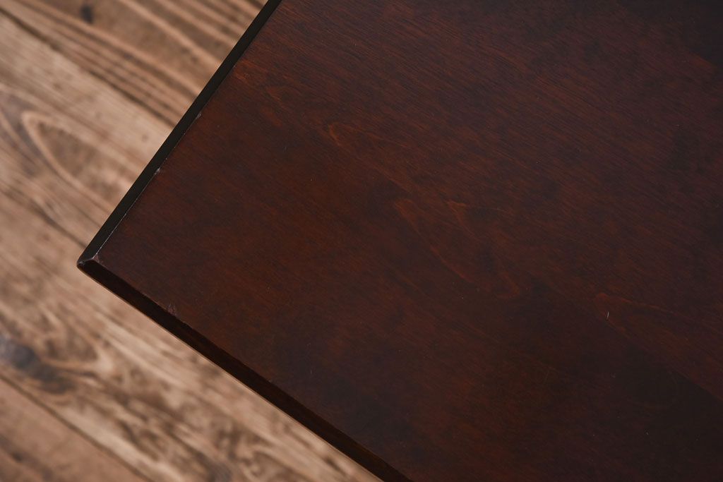 中古　北海道民芸特注品　細かく分かれた収納スペースが便利なキャビネット(ローボート、収納棚)