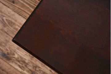 中古　北海道民芸特注品　細かく分かれた収納スペースが便利なキャビネット(ローボート、収納棚)