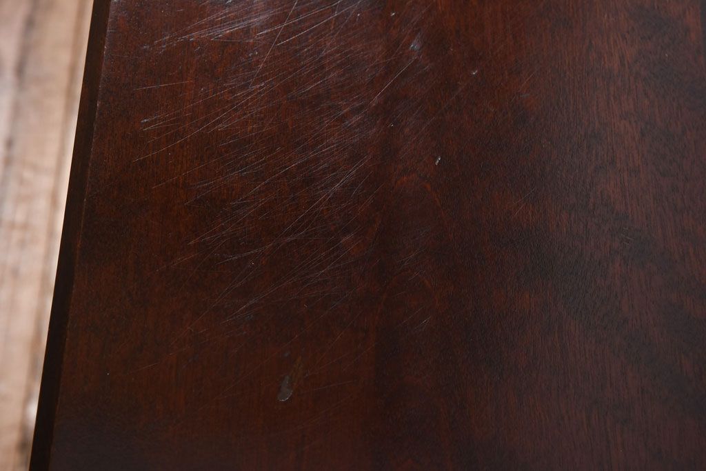 中古　北海道民芸特注品　細かく分かれた収納スペースが便利なキャビネット(ローボート、収納棚)