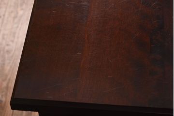 中古　北海道民芸特注品　細かく分かれた収納スペースが便利なキャビネット(ローボート、収納棚)