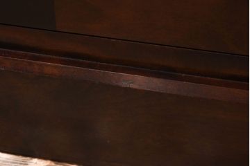 中古　北海道民芸特注品　細かく分かれた収納スペースが便利なキャビネット(ローボート、収納棚)