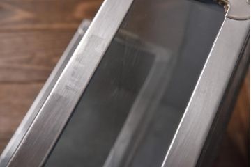 アンティーク雑貨　昭和レトロ　インダストリアルな雰囲気漂うブリキガラスケース(ショーケース、飾り棚)