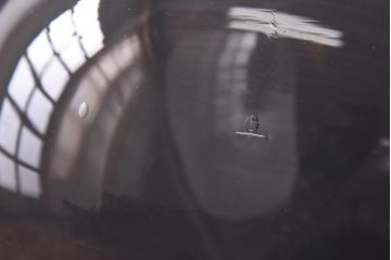 アンティーク雑貨　昭和レトロ　古いアンティーク地球瓶(ガラス瓶、ガラスビン)(1)