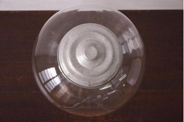 アンティーク雑貨　昭和レトロ　古いアンティーク地球瓶(ガラス瓶、ガラスビン)(1)