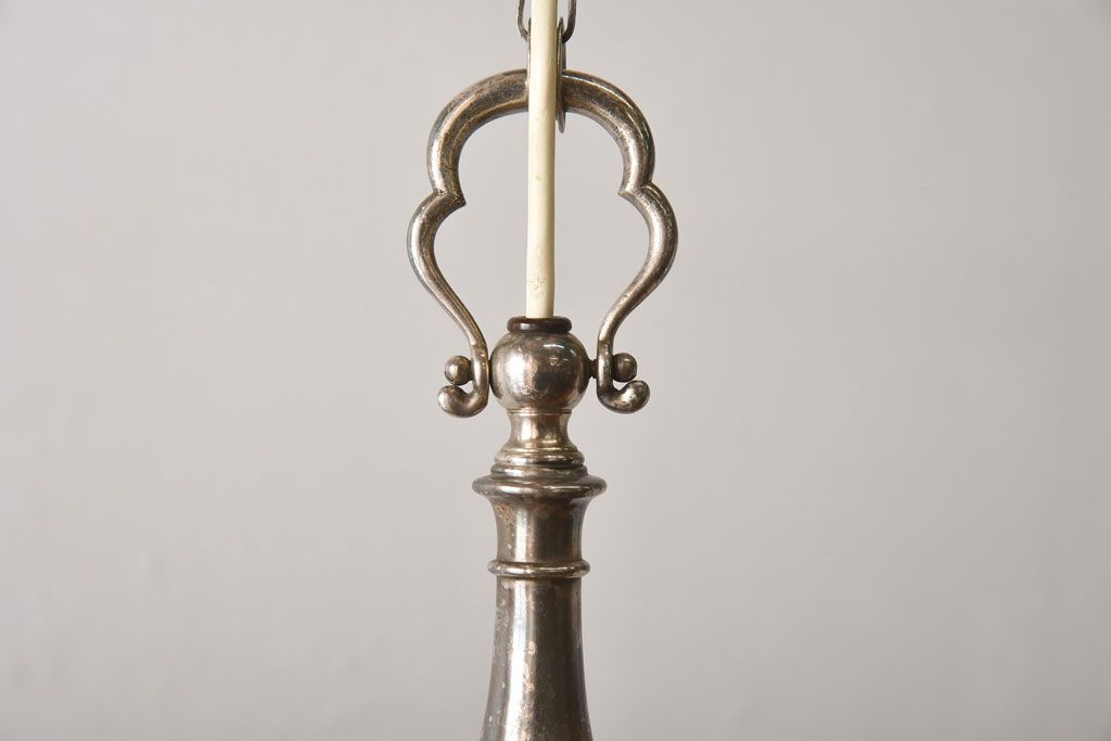 フランスビンテージ　3灯　クラシカルな雰囲気がお洒落なシャンデリア(天井照明、吊り下げ照明)