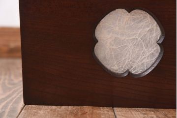 ビンテージ　民芸家具　ケヤキ材　和の風情あふれる天井照明(ペンダントライト、吊り下げ照明)