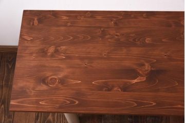 ペイント家具　リメイク品　ナチュラルな雰囲気たっぷりのセンターテーブル(リビングテーブル)