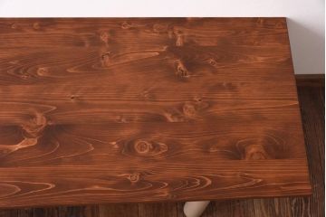 ペイント家具　リメイク品　ナチュラルな雰囲気たっぷりのセンターテーブル(リビングテーブル)