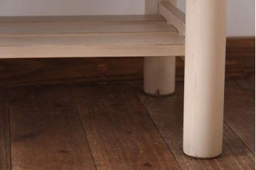 ペイント家具　リメイク品　ナチュラルな雰囲気たっぷりのセンターテーブル(リビングテーブル)