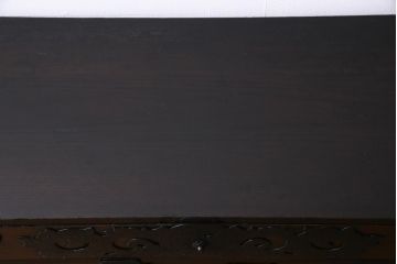 アンティーク家具　古民具　激レア!　特注品　厚みのある金具が立派な総栗材の仙台箪笥(サイドボード)