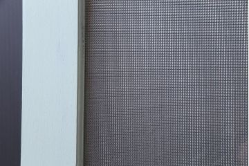 ペイント建具　プレスガラス入り　両開き　フレンチスタイルにおすすめな色合いの親子ドア(木製扉2枚1対)