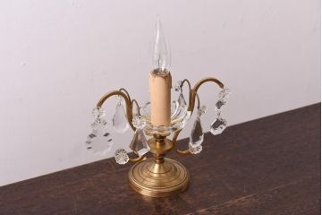 フランスアンティーク　エレガントさと可憐さが織り交じるテーブルランプ(デスクスタンド)