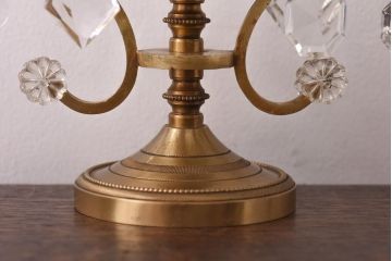 フランスアンティーク　エレガントさと可憐さが織り交じるテーブルランプ(デスクスタンド)