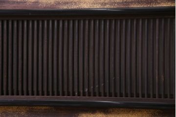 和製アンティーク　金箔と漆塗りが煌びやかさ放つ欄間(明り取り)(1)