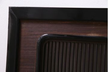 和製アンティーク　金箔と漆塗りが煌びやかさ放つ欄間(明り取り)(1)