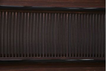 和製アンティーク　金箔と漆塗りが煌びやかさ放つ欄間(明り取り)(1)