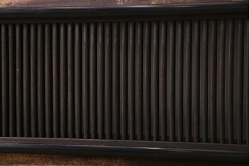 和製アンティーク　金箔と漆塗りが煌びやかさ放つ欄間(明り取り)(2)