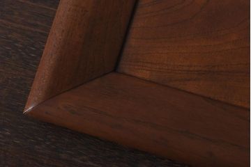 指物工芸　大正昭和初期　シンプルで使い勝手の良い桑材製のトレー(お盆)