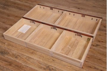 中古　伝統民芸家具　岩谷堂箪笥　473　丸清水型　四尺整理箪笥(衣装箪笥、整理タンス)(定価約48万円)