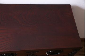 中古　伝統民芸家具　岩谷堂箪笥　473　丸清水型　四尺整理箪笥(衣装箪笥、整理タンス)(定価約48万円)